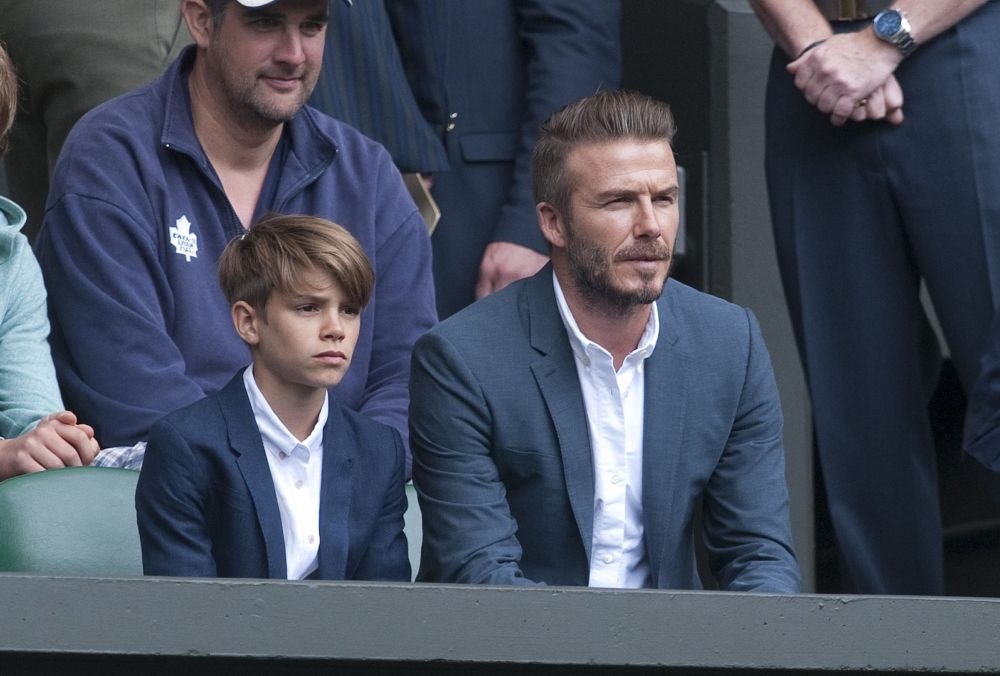 O David Beckham στο Wimbledon