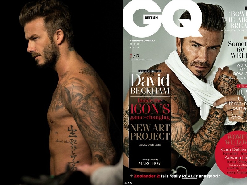 David Beckham μας αρέσεις πολύ! Πέντε εξώφυλλα και είναι όλα... κόλαση!