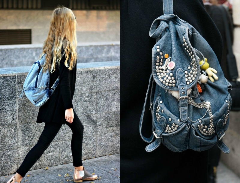 DIY : Φτιάξε το πιο stylish τζιν backpack με μόλις 3 υλικά