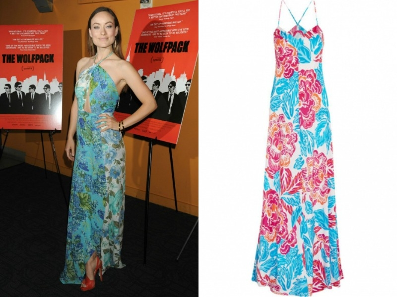 Η Olivia Wilde προτείνει floral maxi φόρεμα στις επίσημες εμφανίσεις σου