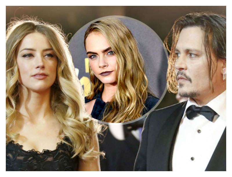 Johnny Depp: ' Εγινε τρελός τρελός επειδή η Amber Heard τα έχει με την Cara Delevigne;