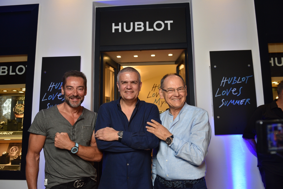 Λαμπερή παρουσίαση για τη νέα συλλογή HUBLOT στη Μύκονο Λαμπερή παρουσίαση για τη νέα συλλογή HUBLOT στη Μύκονο