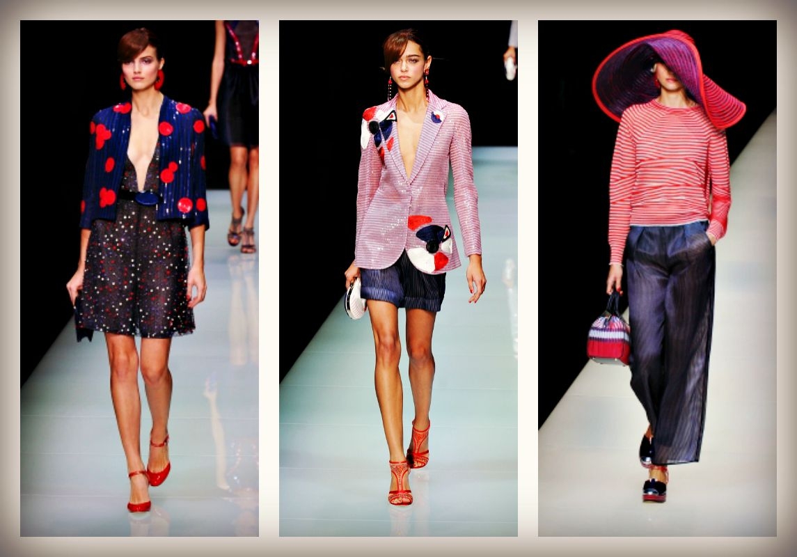 Milan fashion week : H S/S 16 συλλογή του Giorgio Armani έχει navy και minimal επιρροές  