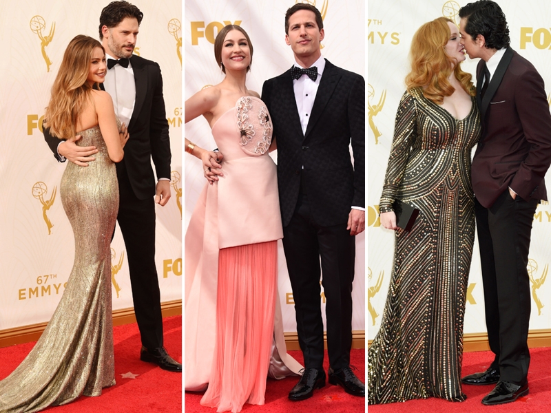 Emmys 2015: Χέρι- χέρι στο κόκκινο χαλί! 