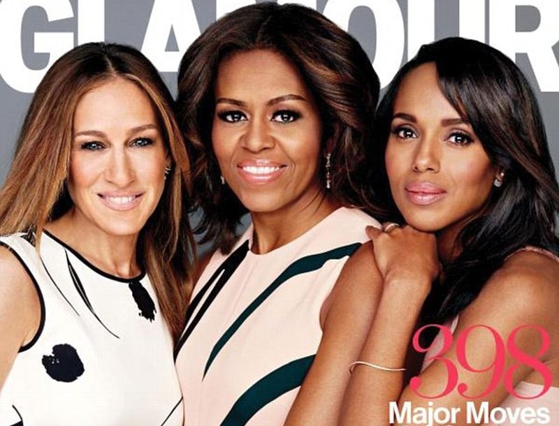 Η Michele Obama ποζάρει μαζί με την Kerry Washington και την Sarah Jessica Parker!