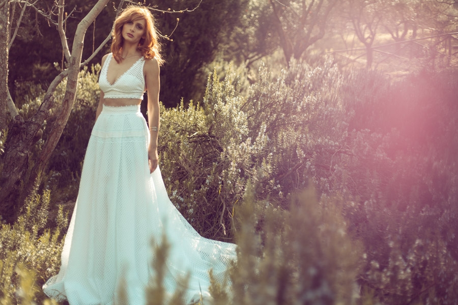 Το natural bridal look της Μαρίας Κωνσταντάκη στο Down Town