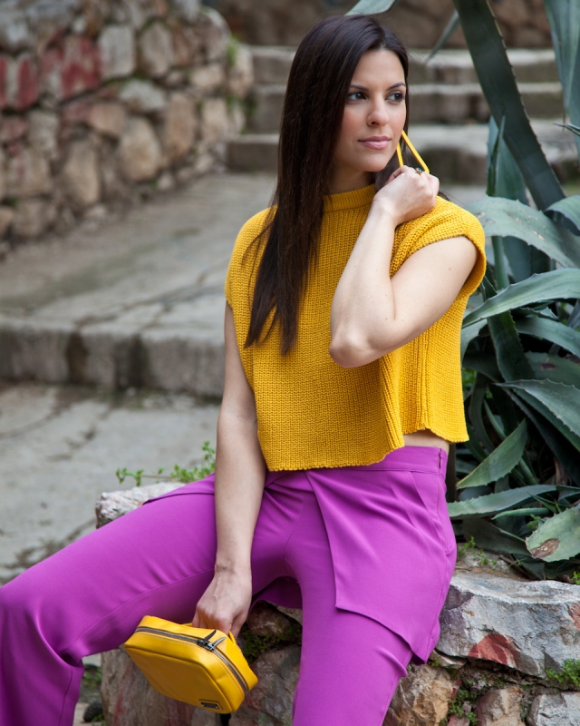 Το street style της εβδομάδας : Το απόλυτο color blocking look της άνοιξης