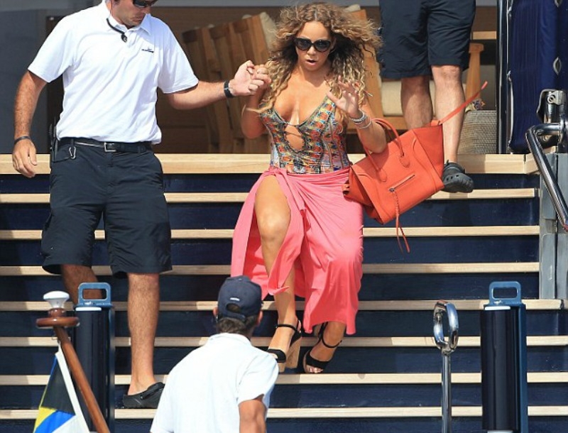 Mariah Carey: Που πας με το τακούνι στο σκάφος;