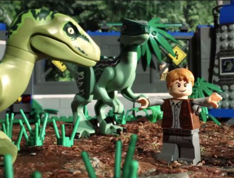 Jurassic Lego: Η επική ταινία σε 90 lego - δευτερόλεπτα