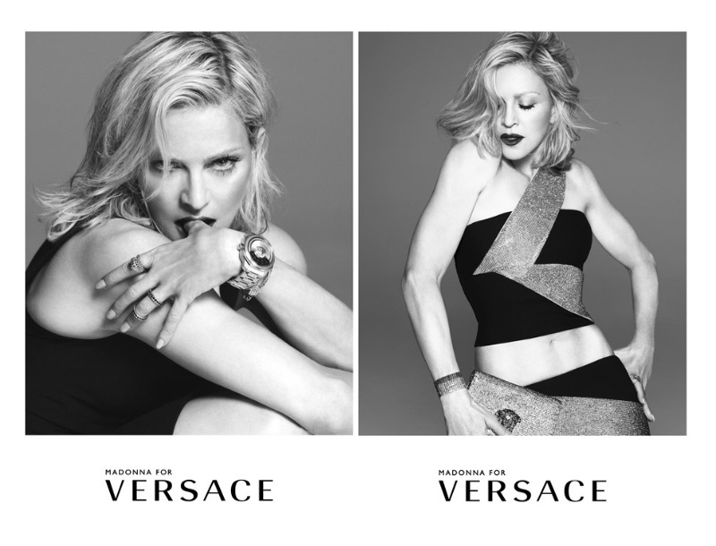  Η Madonna στην νέα καμπάνια της Versace για το 2015