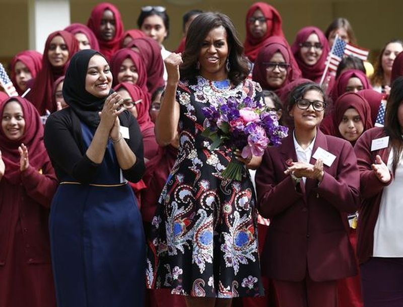 Michelle Obama: Φοράει Mary Katrantzou 