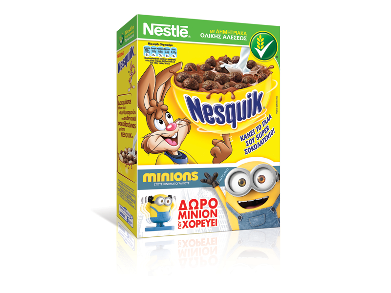 Τα Minions τρυπώνουν στα παιδικά δημητριακά της Nestle! 