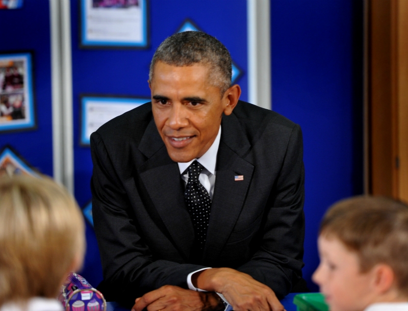 O Obama στο νοσοκομείο 