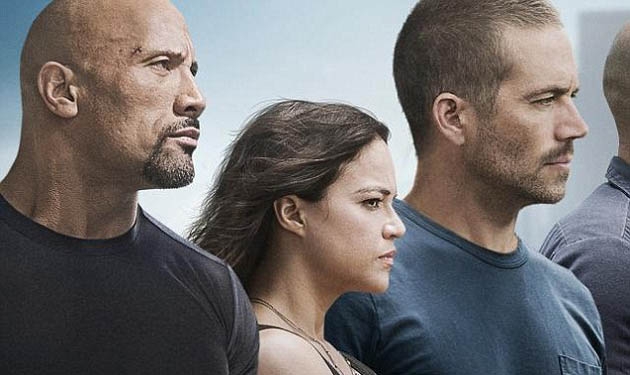 O Paul Walker στο  poster της τελευταίας ταινίας Fast & Furious