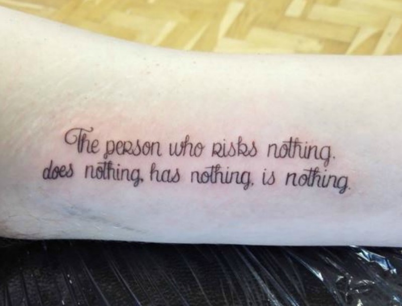 Τα καλύτερα τατουάζ με quotes για έμπνευση