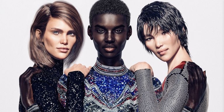 Balmain: Φέρνει την επανάσταση στην μόδα με ψηφιακά μοντέλα!