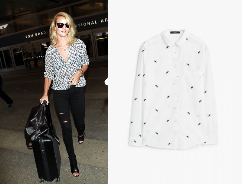 Rosie Huntington-Whiteley : Εμπνεύσου από το airport look του εντυπωσιακού μοντέλου