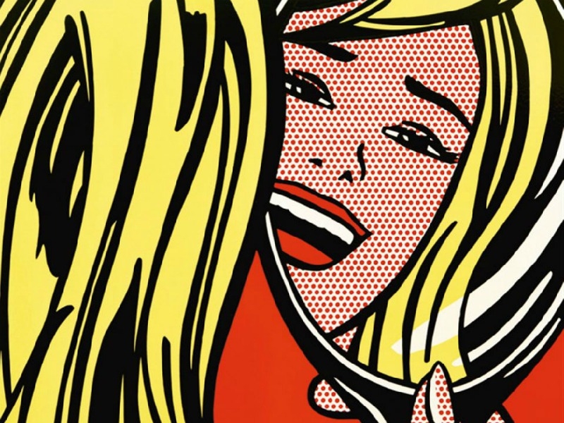 Αποκριάτικο μακιγιάζ: Comic του Roy Lichtenstein