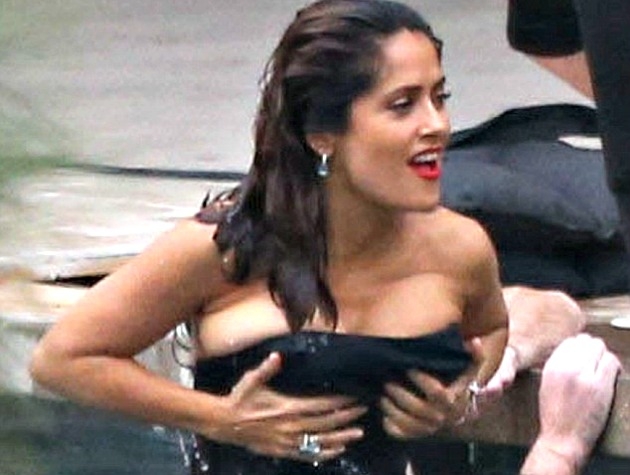 Η άτυχη στιγμή της Salma  Hayek