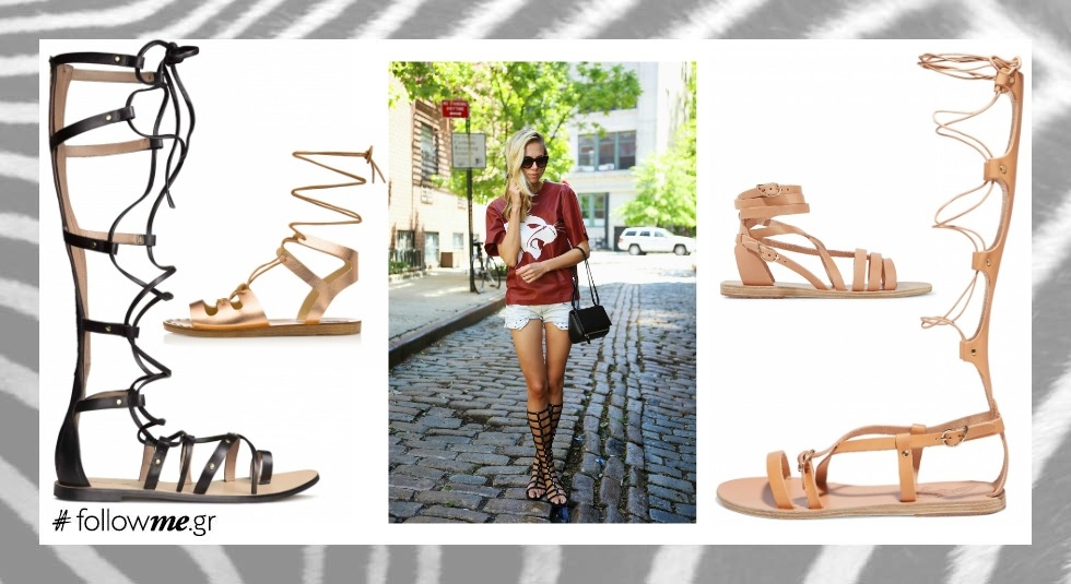 Μόδα Άνοιξη-Καλοκαίρι 2016 : Gladiator sandals, το must have σου για φέτος το καλοκαίρι