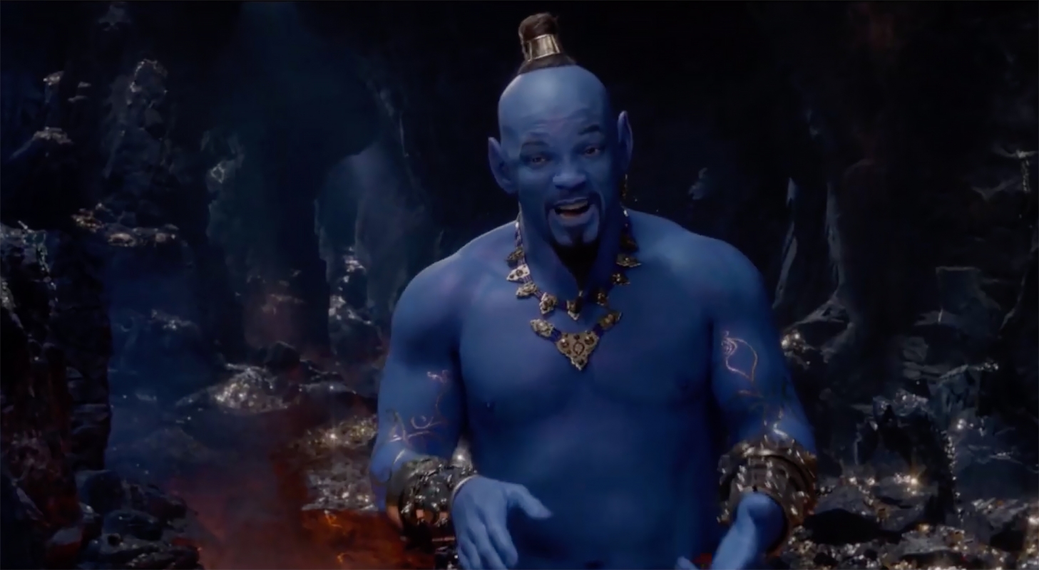 Aladdin η ταινία: Αποκαλύφθηκε ο μπλε Will Smith 