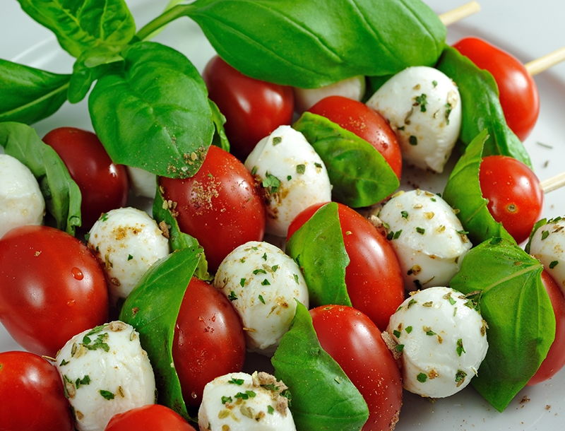 Σουβλάκι Caprese 