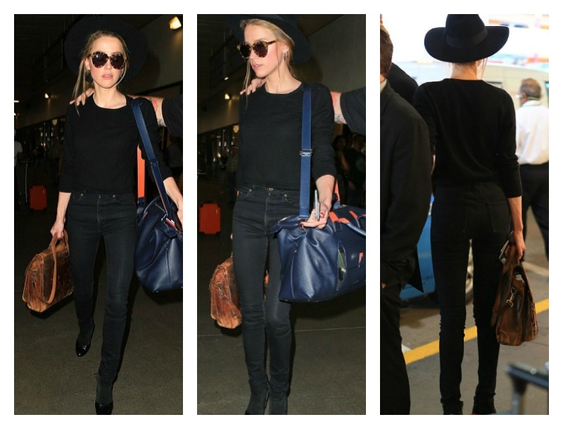 Skinny jean για την skinny Amber Heard!