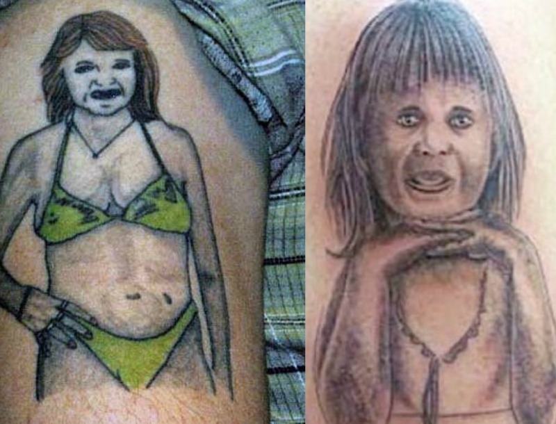 Οι χειρότερες προσωπογραφίες στα τατουάζ