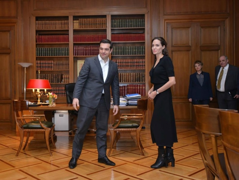 Όταν ο Αλέξης Τσίπρας συνάντησε την Angelina Jolie