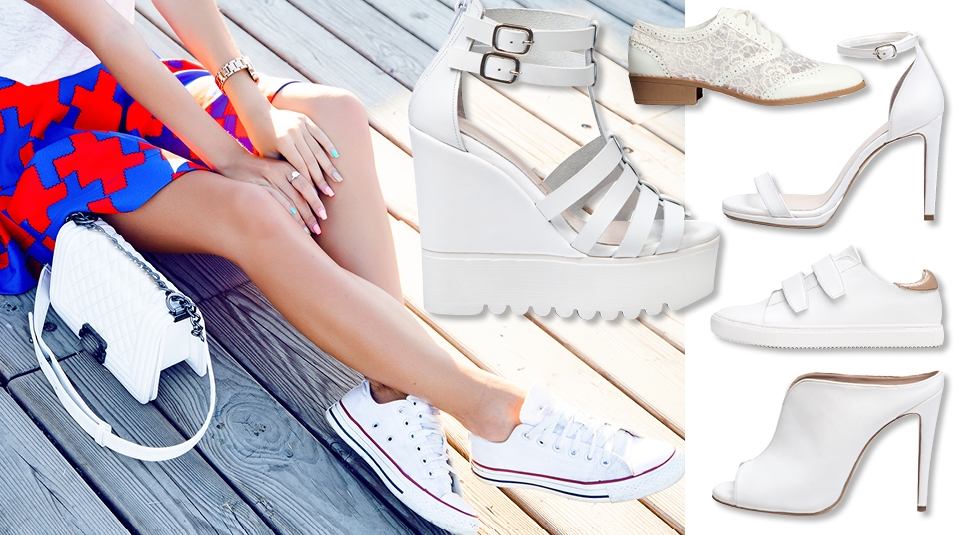 White shoes : Το πιο hot trend που πρέπει να ακολουθήσεις
