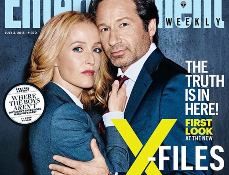 Οι πράκτορες του X- Files μαζί στο εξώφυλλο του Entertainment Weekly