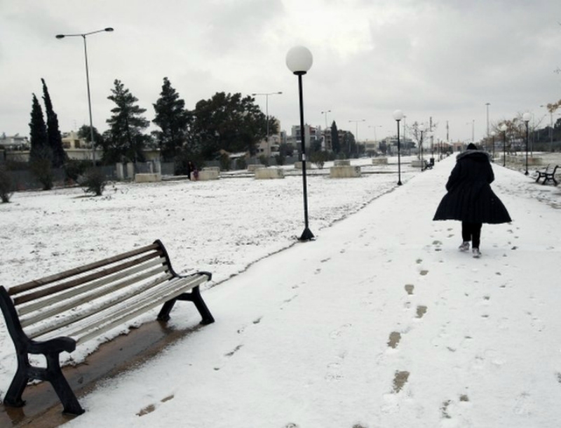 Xιόνια παντού- Το έχει "στρώσει" σε Μαρούσι και Χαλάνδρι