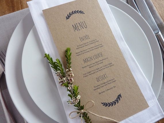 Wedding menu: δες πώς θα το επιλέξεις.
